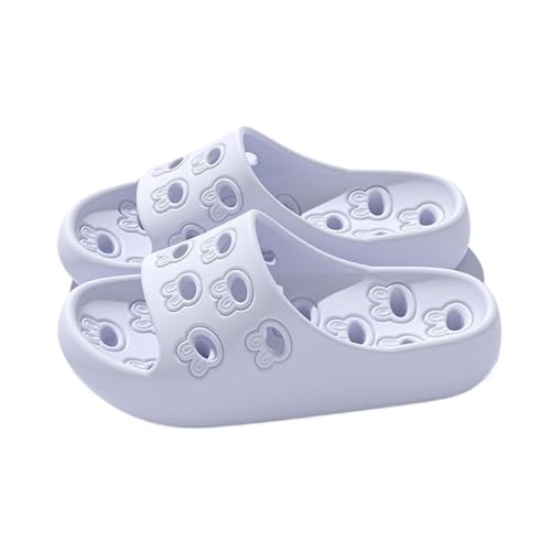 GRFIT Lovely Bathroom Slippers Thick Sole Padded Slippers for Women, Shower Sandals with Drainage Holes Shower Sandals - Main Image