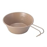 Plato de camping ligero de 310 ml para vajilla Sierra Cup perfecto para senderismo y picnic (caqui)