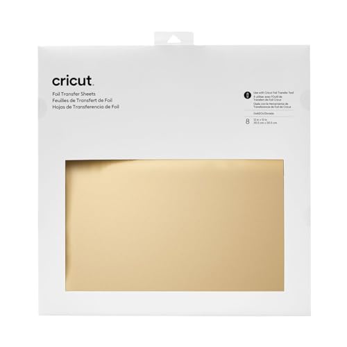 Feuilles de transfert de Foil Cricut Or pour réussir toutes vos dorures sur papier