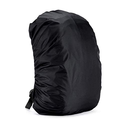 LassZone Backpack Cover Rain Cover, Waterproof 30-70L Rucksack Cover Bag Perfect for Hiking Camping Traveling Cycling Outdoor Acclivities Black