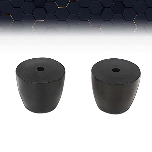 Topes cónicos de goma para puerta de rampa PIT66, compatibles con remolque de carga y camión, 2 piezas miniatura 3