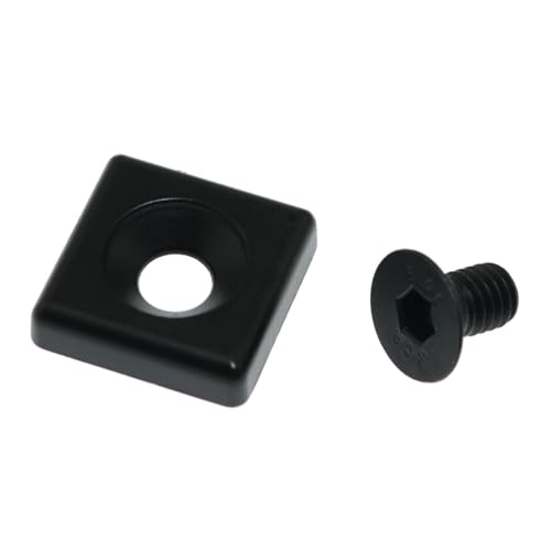 Image of 10PCS Zinc Aluminium Profile End Caps T Slot Aluminium Profile Fittings 20x20mm Metal Cover End Cap Cover Plug Aluminium Profile Fittings Black