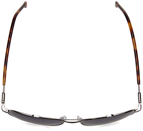 Carrera 224/S Pilot Sunglasses, Silver/Gray Shaded, 58mm, 17mm4