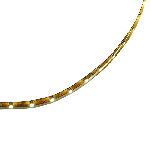 LEDwholesalers 16.4 Feet (5 Meter) Flexible LED Light Strip with 300xSMD3528 and Adhesive Back, 12 Volt, Neutral White, 2026NW
