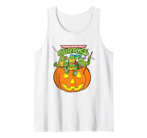 Teenage Mutant Ninja Turtles Group Shot Pumpkin Tank Top