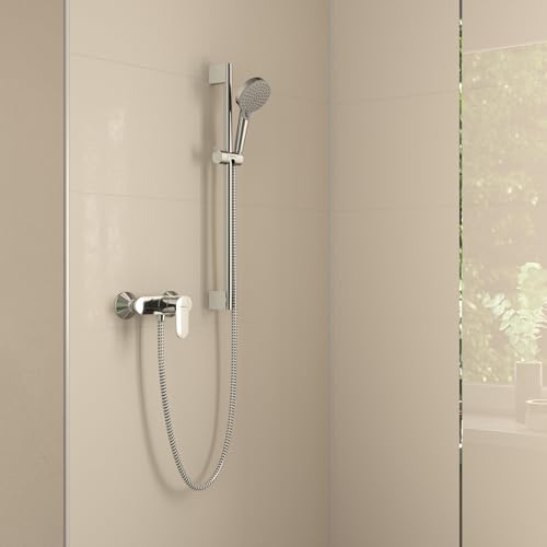 hansgrohe Vernis Blend - Duscharmatur Aufputz für 1 Verbraucher, Mischbatterie Dusche, Einhebelmischer, Chrom, 71640000