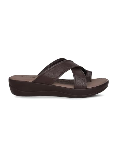 Image of Bata Women's Casual Toe Ring Slipper - Brown