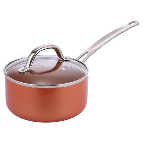 Innovacook Copper Ceramic Saucepan 16cm Cover