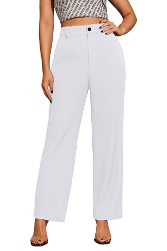 Image of Lycra Trouser for Women - Straight Fit Ankle Length Formal Pant for Office & Casual Wear, Classy Solid Pattern & Plain Design, Comfortable & Stretchable