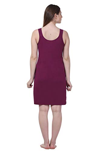 Image of Splash Cotton Rich Camisole Slip for Women| Long Kurti Slip /Suit Slip /Camisole Slip Knee Length - 139