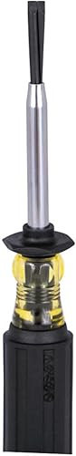 Miniatura 7 de Klein Tools 85153K - Juego de destornilladores de sujeción de tornillos ranurados, 316 pulgadas, destornillador de cabeza plana de hoja dividida de