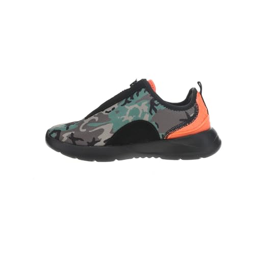 AND1 Kid's TC Smooth Zip-Up Sneakers (Camo Flame Black, US Footwear Size System, Big Kid, Numeric, Medium, 4)3