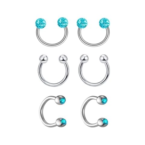 Heuvipens 6pc Surgical Steel Body Jewelry Cover