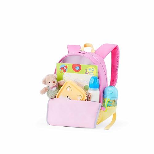 Image of American Tourister Buzzy | 13 Ltrs | 2 Compartments | Bottle Pocket | Ergonomic Padded Back Panel & Shoulder Straps | Kids Backpack | 1 Year International Warranty | Unicorn Pink