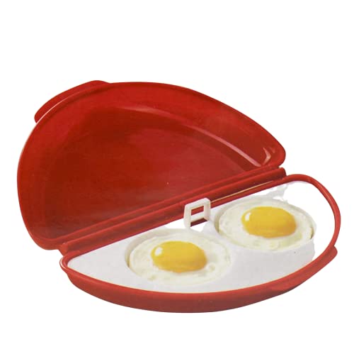 Dependable Industries Inc. Essentials Microwaveable Microwave Omelet Pan And 2 Cavity Egg Poacher Set Bpa Free Plastic Quick Egg Maker #TOP5