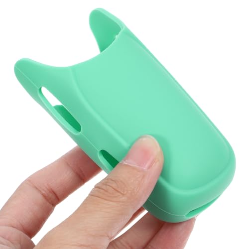 Funda protectora de silicona para plancha de pelo, resistente al calor, color verde claro miniatura 4