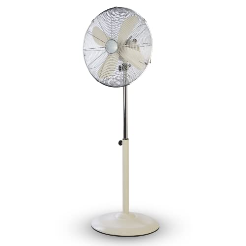 Efbe-Schott Ventilador de pie con diseño retro, 3 velocidades, oscilación conmutable, 50 W Cover