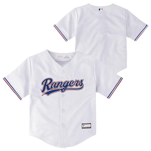 Texas Rangers MLB Baby Infants 12-24 Months White Home Official Team Jersey (US, Age, 24 Months, Texas Rangers White)