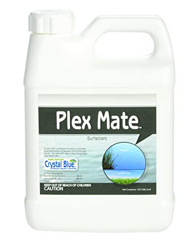 Plex Mate Aquatic Surfactant for Herbicides Quart- Non-Ionic Increase Product Coverage Increase Product Penetration Increase Product Effectiveness