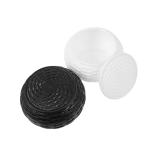 TOYANDONA Professional Chess Set Case Chess Game Box for Travel Storage Simple Pieces Boxes Light Weight and Sturdy Plastic Chess Jars