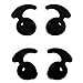 Earbud Tips for Samsung Sport Ear Tips, Anti-Slip Silicone Replacement Ear Tips for Galaxy S7edge S7 S6edge, Samsung Level U EO-BG920 Bluetooth Earphone (Black)