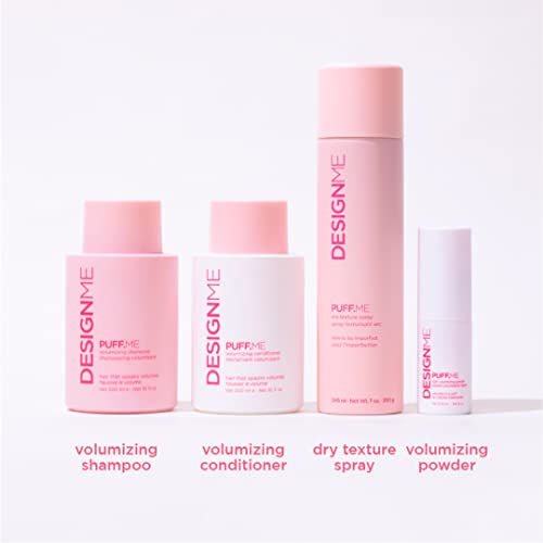 Designme Puff.me Volumizing Conditioner | Hydrating Conditioner With Sunflower Seed Oil For Hair Volume | Detangling Conditioner For Straight & Wavy Hair | Sulfate Free Conditioner, (10 Fl Oz) #TOP7
