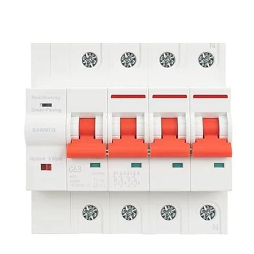 Disjoncteur 3P 63A wifi pour protection contre courts-circuits et surcharges avec minuterie