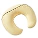 QUENESS Nursing Pillow, Plus Size Breastfeeding Pillow Original Support for Baby Boys Girls Breastfeeding Essentials, with Removable Soft Cotton Cover (Sand, Large (25.59 * 20.08 * 6.30 Inches))