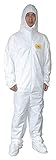 CONDOR 30C549 Hooded Polyethylene, Boots, M, PK6