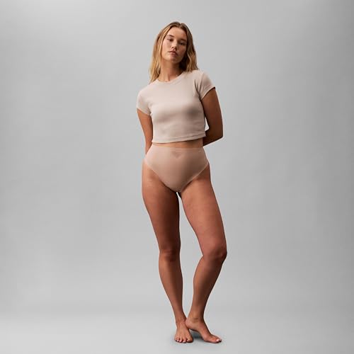 Calvin Klein Women's Shapewear Stay-Put Mesh High-Waist Thong Panty2