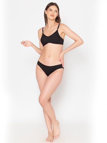 Image of Groversons Paris Beauty Women's Non-Padded Wire-Free Full Coverage Cotton Bra | Adjustable Straps | Hook & Eye Closure | Soft Everyday Bra