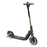 Hover-1 Helios Folding Electric Scooter, 18 MPH Top Speed, 24 Mile Range, 500 Watts Max Power, 10” Pneumatic Tires, Rear Disc Brakes, Removable Battery, And Dual Front Suspension
