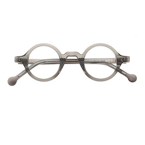 Image of Hand Made Small Vintage Round Eyeglass Frames Full Rim Acetate Glasses B002