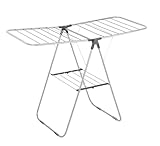 Doux pour les tissus délicats : Avec le Herzberg HG-04494, vous pouvez dire adieu aux problèmes de séchage en machine qui peuvent endommager vos vêtements délicats ce séchoir pliant offre une alternative écologique qui préserve l'intégrité des tissus tout en assurant un séchage efficace et doux pour vos vêtements préférés