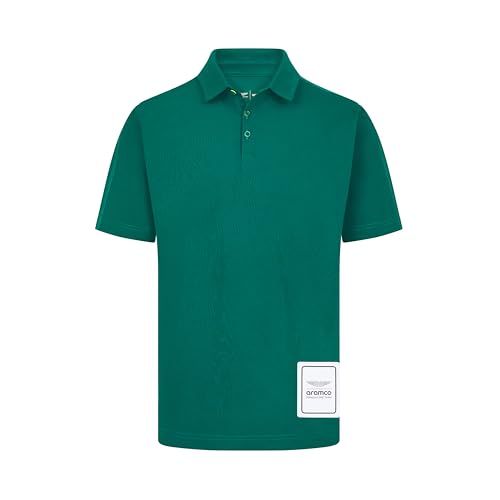 Image of Aston Martin F1 Men's Logo Polo - Green - Size: X-Large