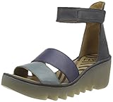 sandalias fly london 2019 Sandalia Fly London Bono290fly, Sandalia Mujer, Gris Slate Blue Black, 37 EU