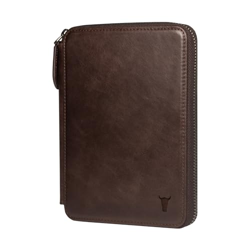 TORRO Travel Wallet – Genuine Leather Travel Organiser with Passport Holder and Detachable...