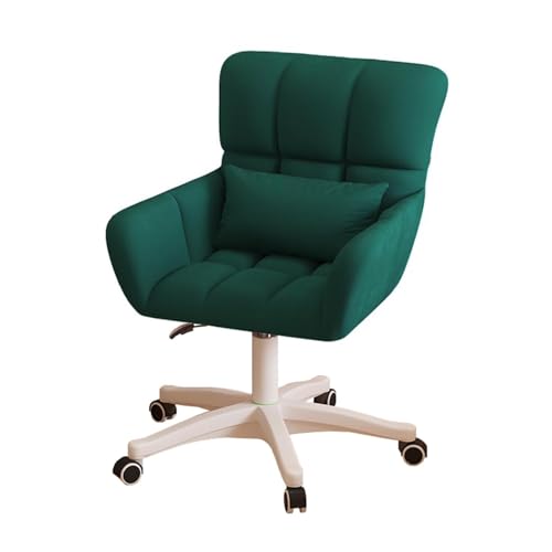 Silla ergonómica de computadora para el hogar con giro de 360°, soporte lumbar y brazos, cómodo sillón de trabajo para estudio, dormitorio y sala de computadoras