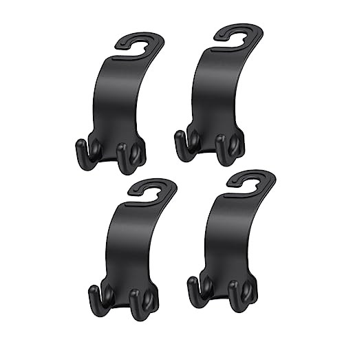 MUCKLILY Abs Material Car Seat Hooks Seat Headrest Hooks for Back Seat Hanger Car Storage Hook