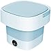Mise à Niveau De La Structure Interne De La Machine à Laver Portable, Laver Les VêTements De BéBé, Les Sous-VêTements Ou Les Petits Articles, Mini Machine à Laver Pliable,lightblue