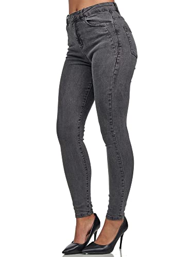Jean stretch pour femme idéal pour le bureau et les sorties Tazzio F107 slim chic