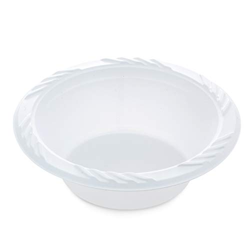 Blue Sky 237 White 12 Oz. Plastic Bowls thumb #2