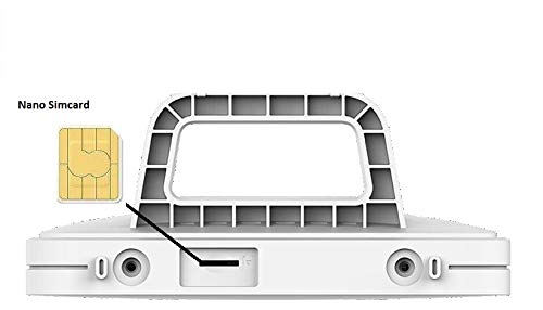 Bottom view of Huawei 4G LTE Router B312-926 showing Nano SIM card slot