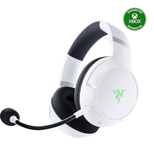 Image of Razer Kaira Pro Wireless Gaming Headset for Xbox: TriForce Titanium 50mm Drivers - Supercardioid Mic - Dedicated Mobile Mic - EQ Pairing - Xbox Wireless & Bluetooth 5.0 - White