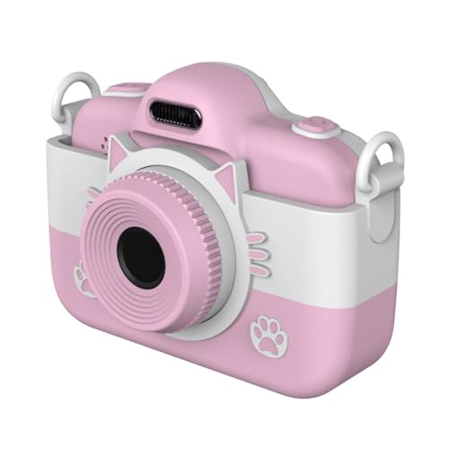 DAUTAI Mini Toddler Camera, Toddler Camera for Girls Boys Toys, Full Touch Screen Dual Front and Rear Cameras Delayed Photo, for 3-8 Year Old Boy Girl Birthday Gift,Pink