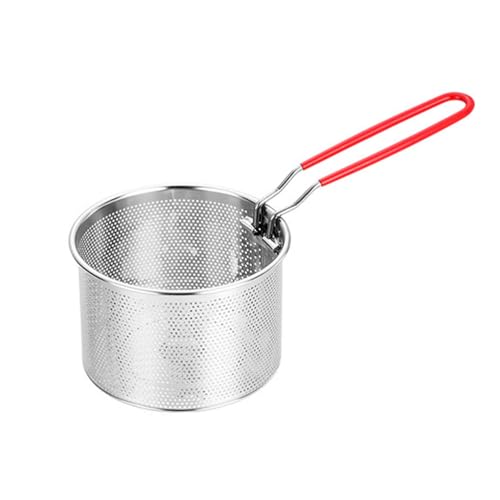 LABRIMP Stainless Steel Deep Fry Basket with Remov