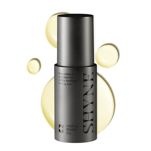 6% off - SHYNE Hair & Beard Oil | Nourishing Oil for Visibly Healthier Hair | Perfect for Men's Hair & Beards | 99% Natural Origin Rosemary, Castor & Argan Oil | Black Owned Beauty (50ml)