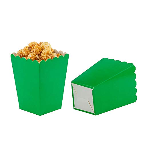 Image of We Moment Green Mini Popcorn Boxes,Pack of 36