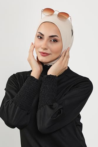 Aisha's Design Quick-Dry Swim-Friendly Turban Bonnet for Women, Modest Swim Hijab for Pool & Everyday Use2