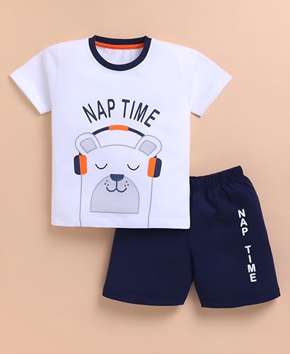 Image of Toonyport Boys Summer 3 Packs Of T-shirts and Shorts Combo Set (Multicolors)